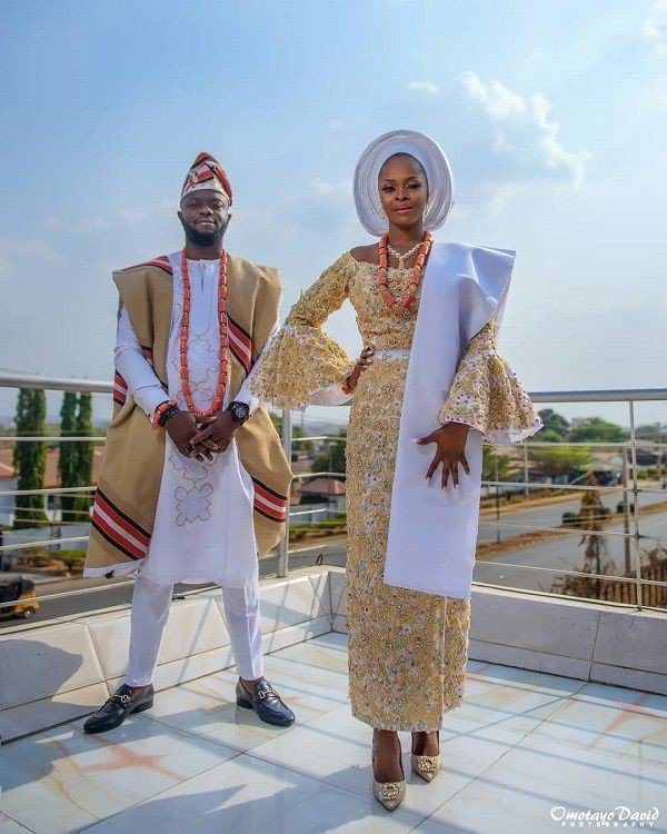 What to wear for yoruba wedding bride and groom