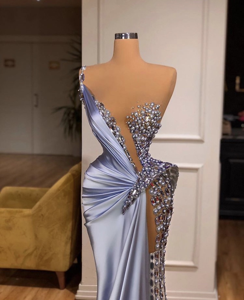 Purple prom dress