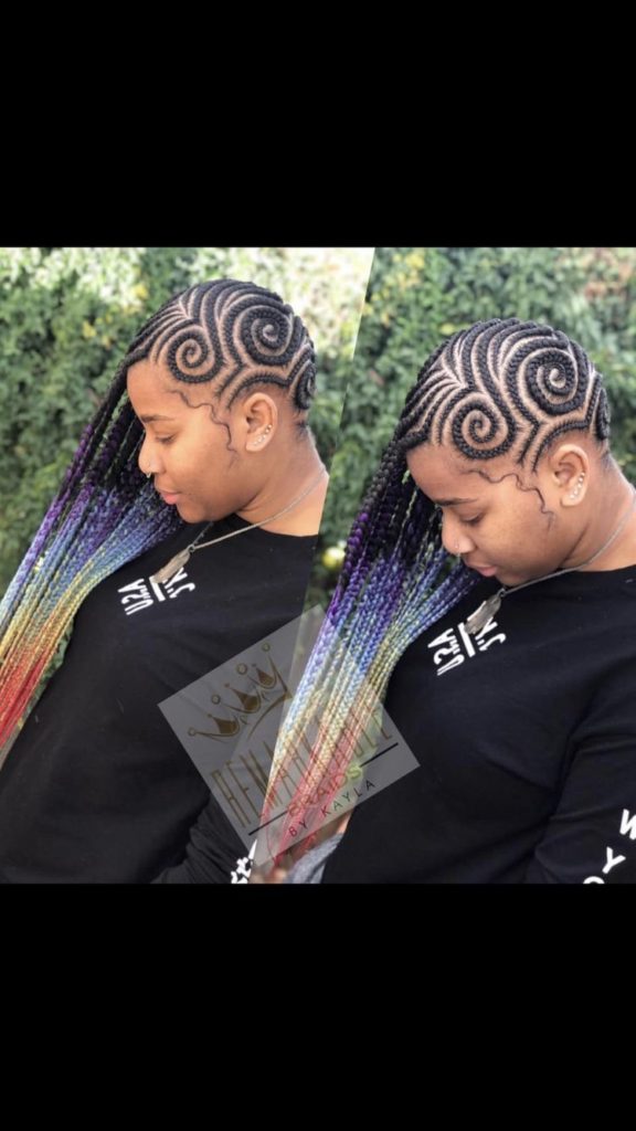 Christmas braids black hairstyles