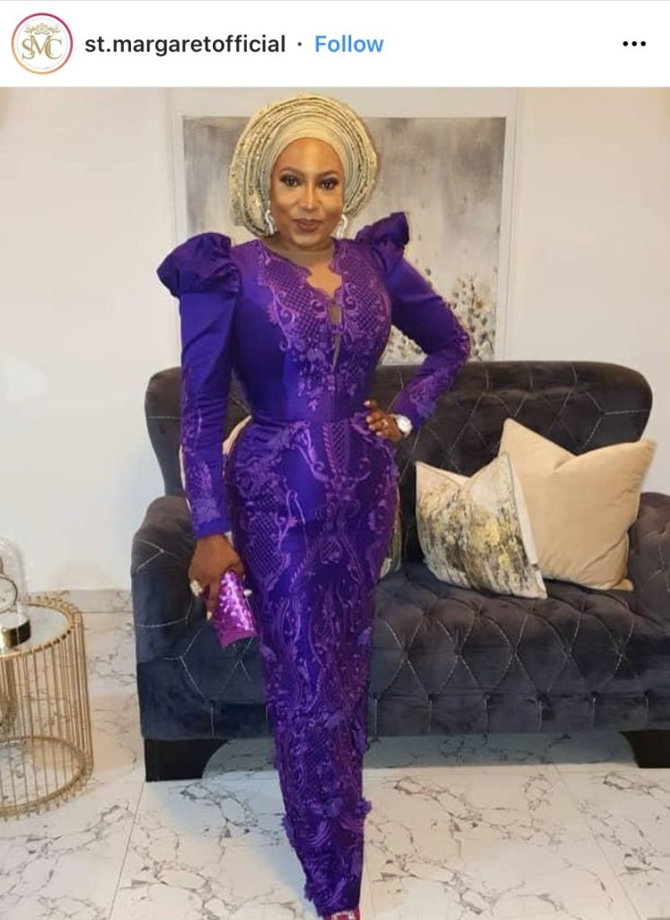 What to sew with purple lace