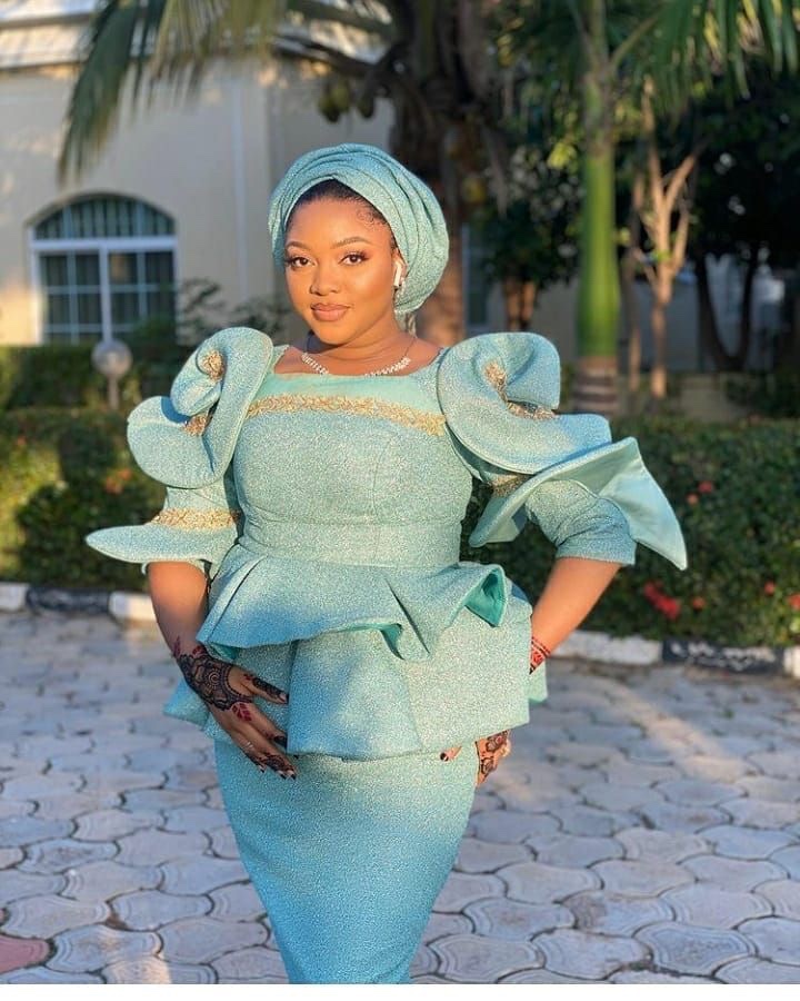 Aso ebi styles for plus size ladies