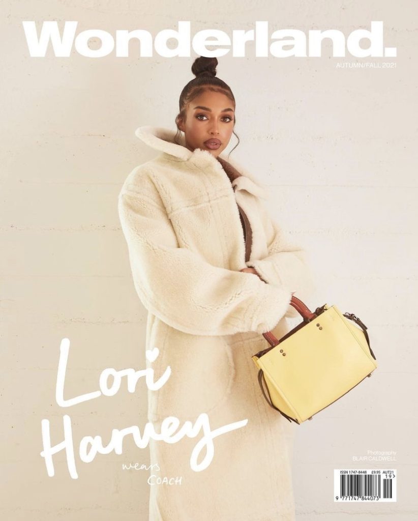 Lori Harvey Wonderland Magazine Autumn Issue 2021