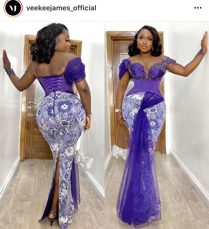 Aso ebi Corset dress design 2022