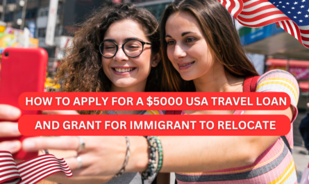 How to Apply for a $5000 USA Travel Loan and Grant for Immigrant to Relocate
